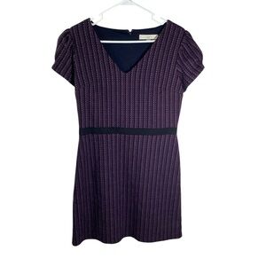 LOFT Tweed V-Neck Mini Dress